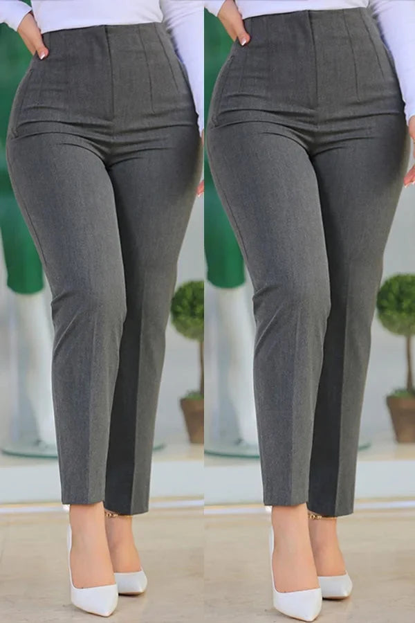 Pantalon taille haute