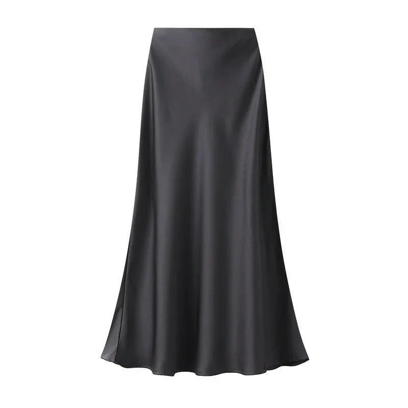 Jupe en satin de soie - Élégance et confort printaniers
